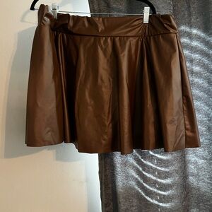 Faux Leather Mini